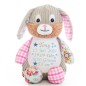 Preview: Hase bestickt mit Sterne und Name